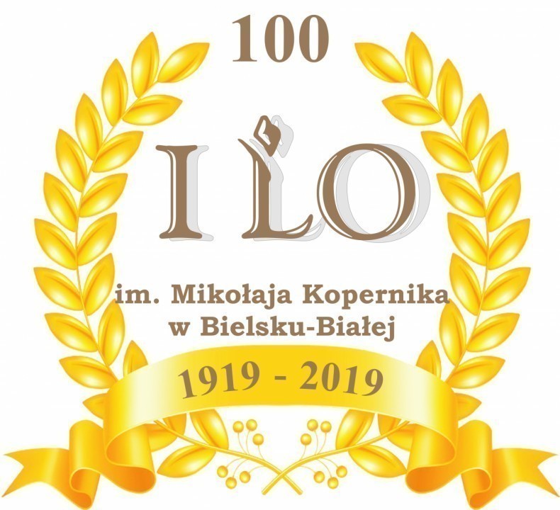 Logo szkoły I Liceum Ogólnokształcące im. Mikołaja Kopernika w Bielsku-Białej